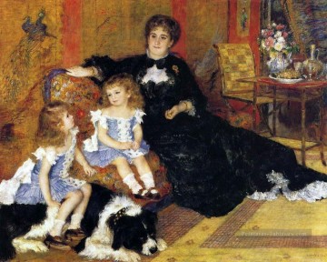 Pierre Auguste Renoir œuvres - madame charpentier et ses enfants Pierre Auguste Renoir